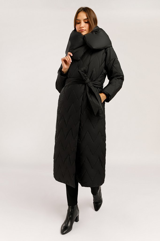 Пальто женское, Модель W19-12018, Фото №4