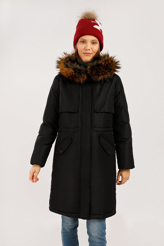 Пальто женское, Модель W19-12045, Фото №1