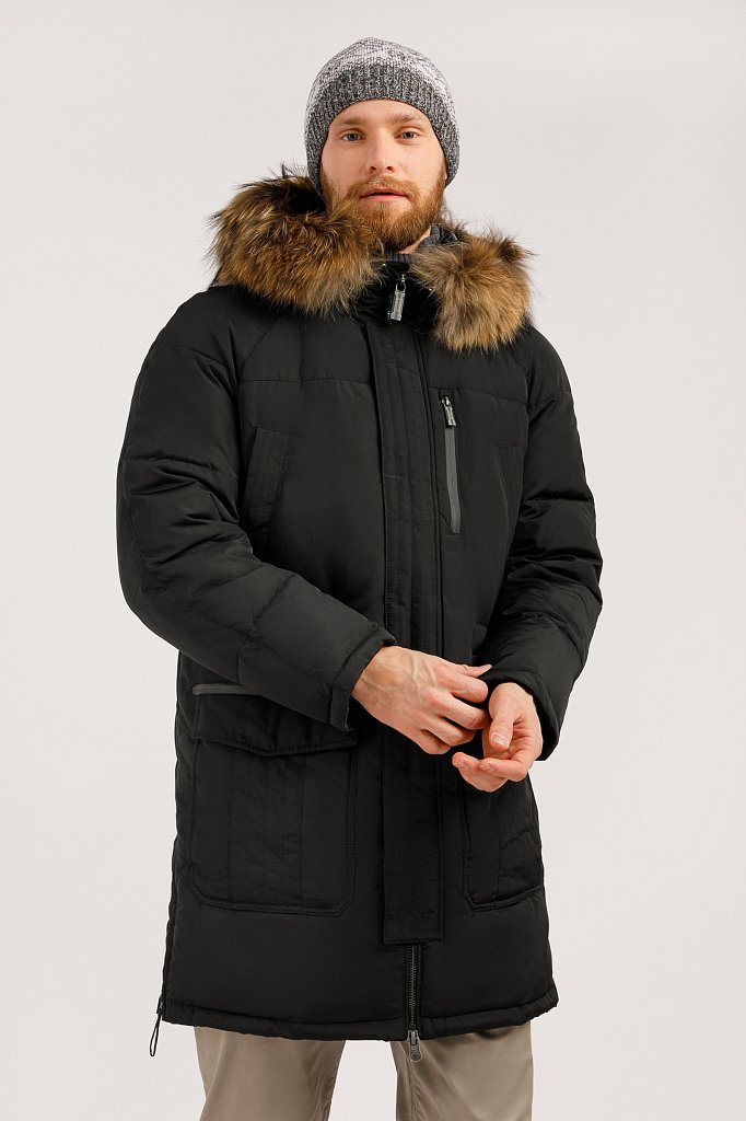 Пальто мужское, Модель W19-22003, Фото №1
