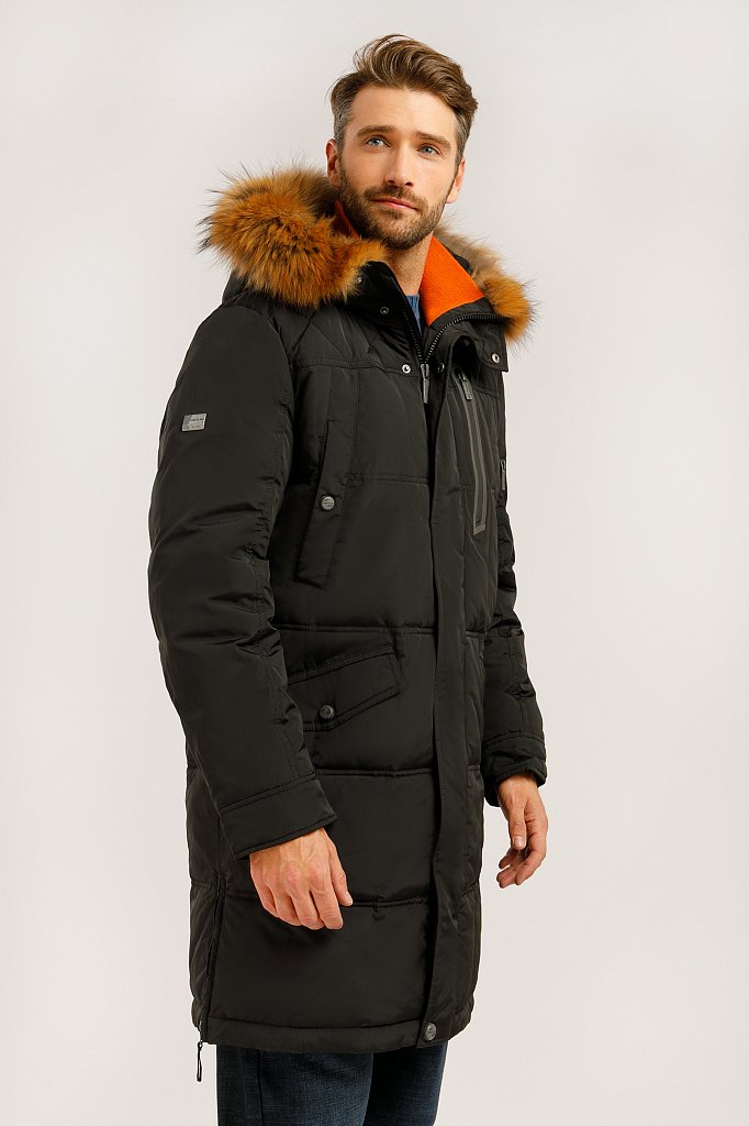 Пальто мужское, Модель W19-22007, Фото №3