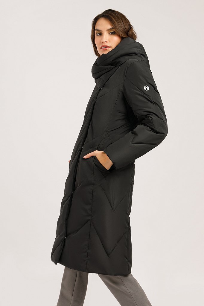 Пальто женское, Модель W19-32007, Фото №4