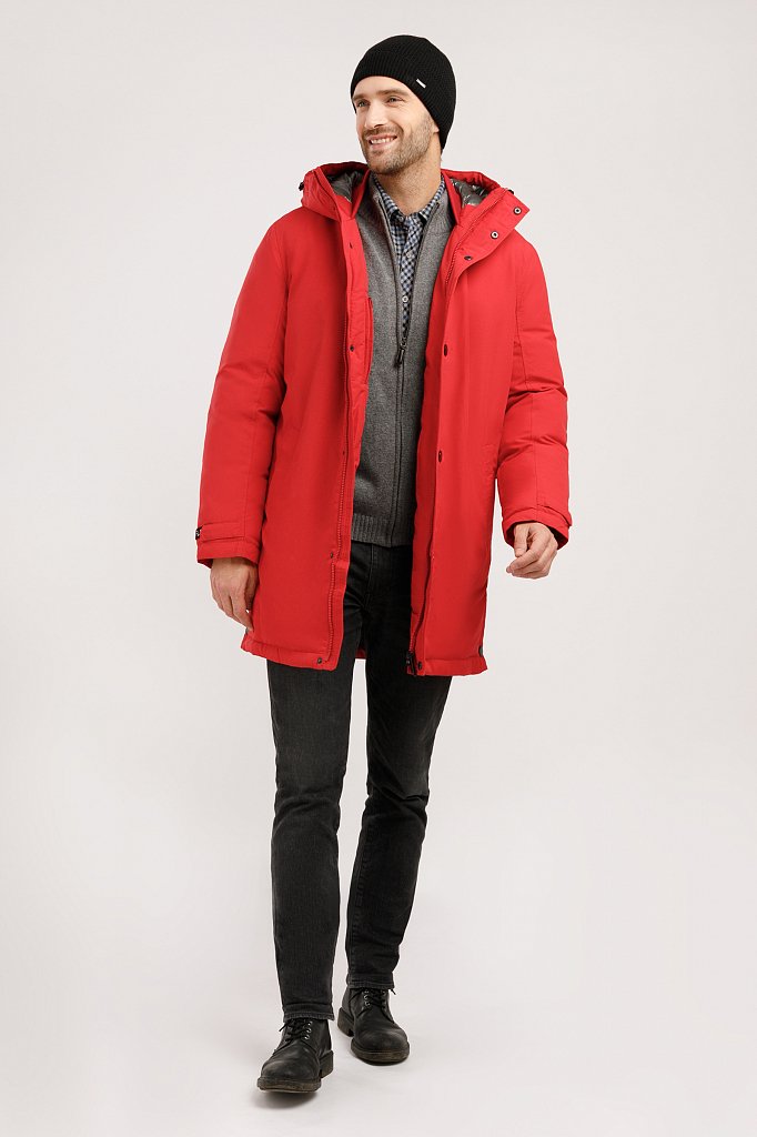 Пальто мужское, Модель W19-42008, Фото №2