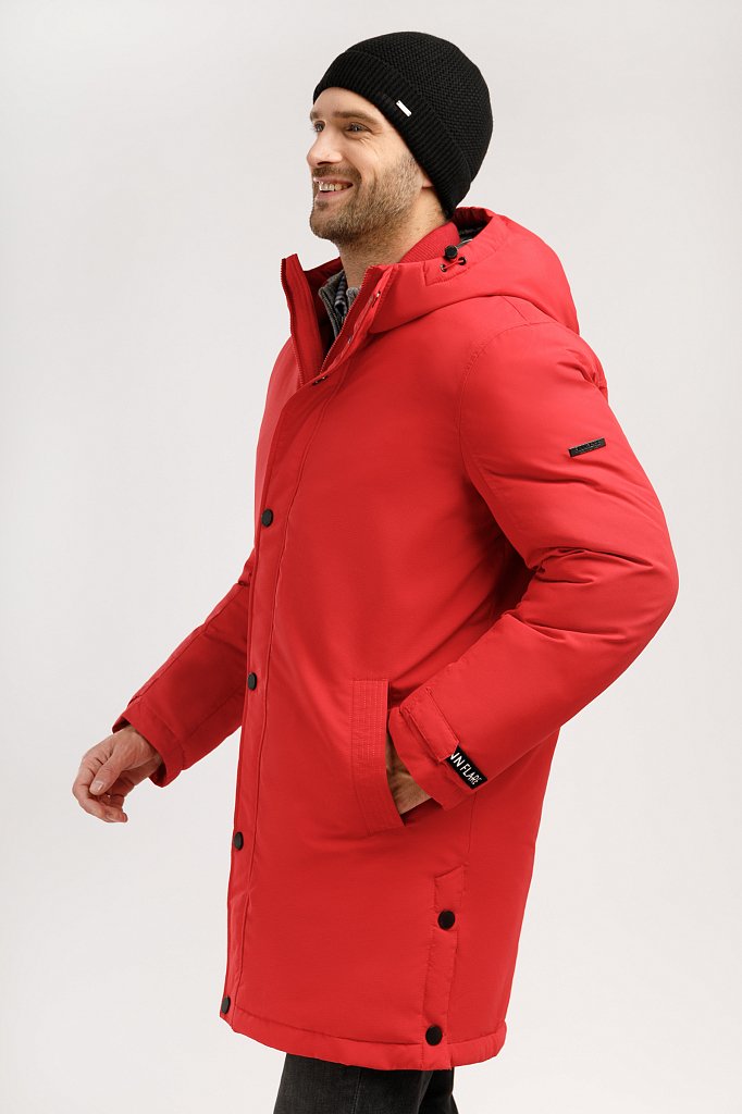 Пальто мужское, Модель W19-42008, Фото №3