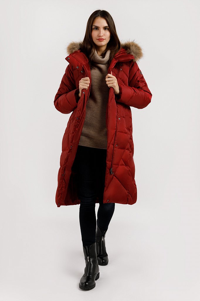 Пальто женское, Модель W19-11012, Фото №3
