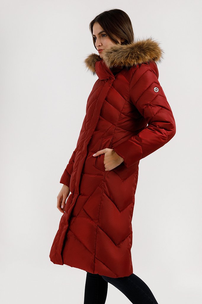 Пальто женское, Модель W19-11012, Фото №4