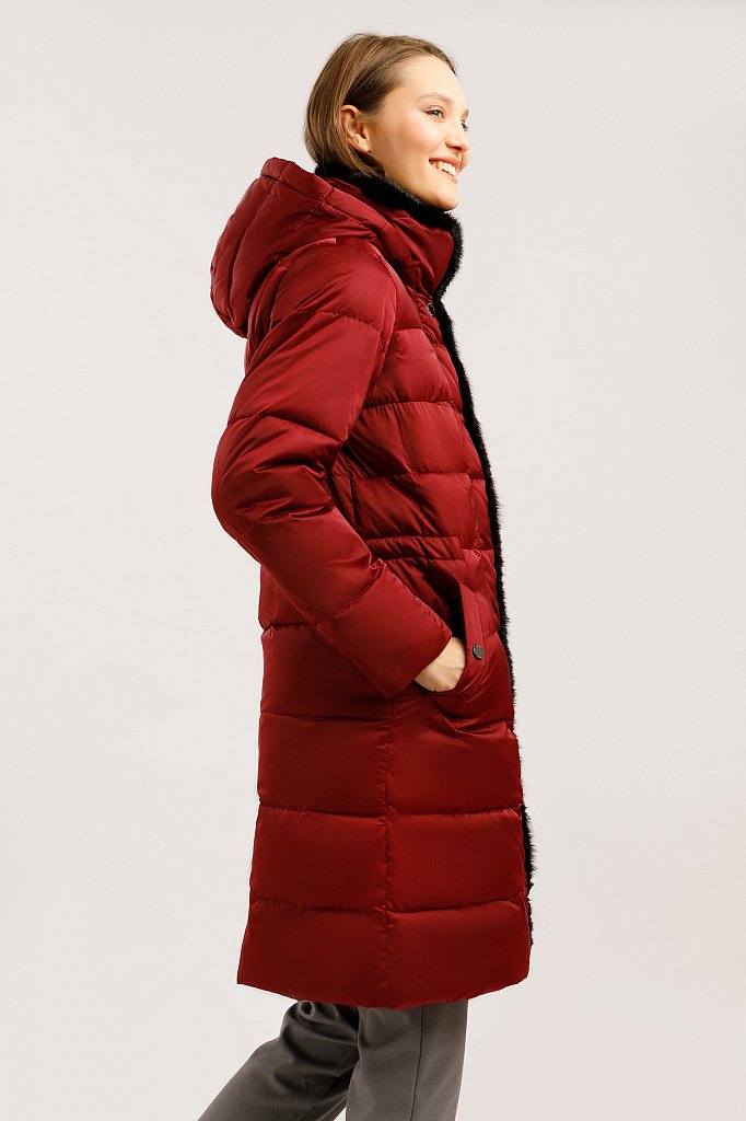 Пальто женское, Модель W19-11033, Фото №4
