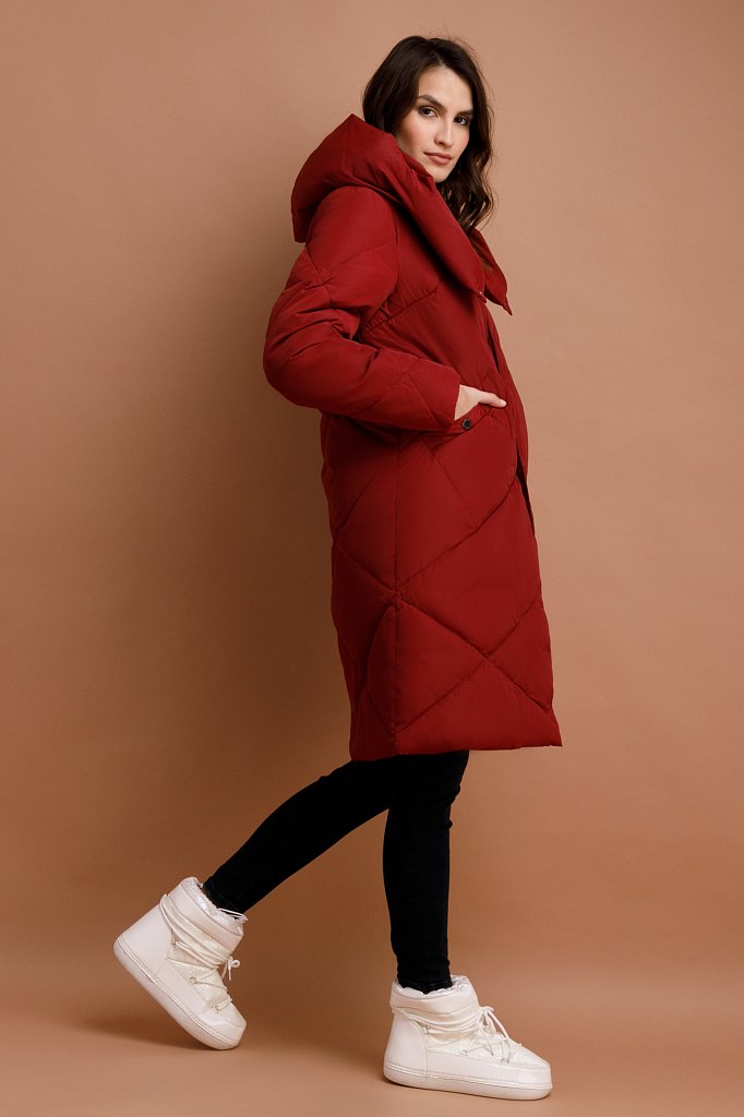 Пальто женское, Модель W19-11034, Фото №1