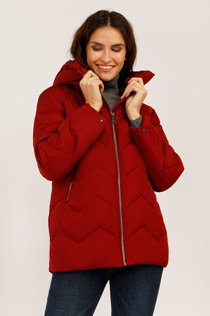 Куртка женская, Модель W19-12016, Фото №1