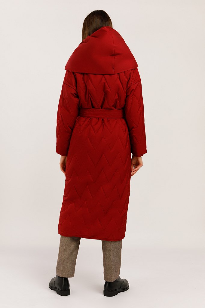Пальто женское, Модель W19-12018, Фото №4