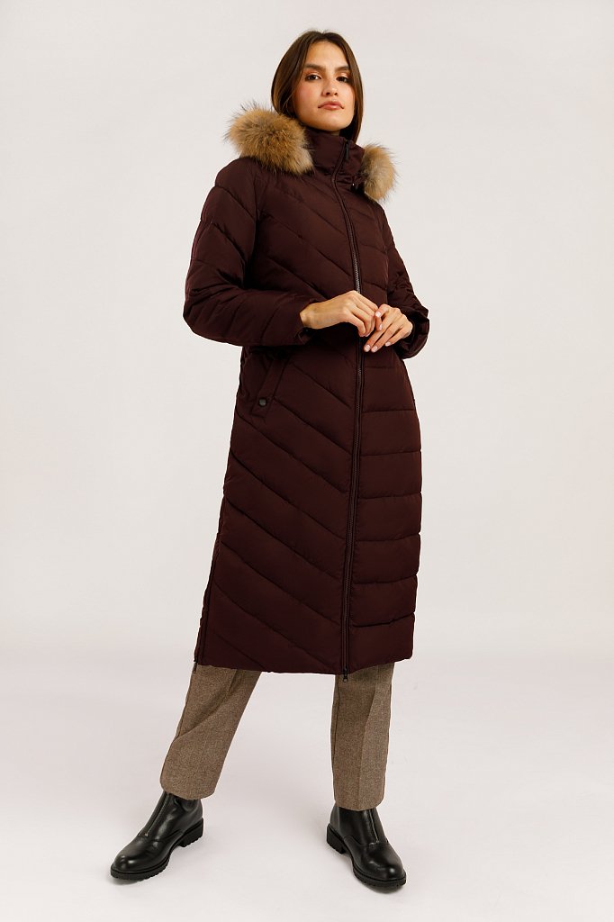 Пальто женское, Модель W19-32002, Фото №1