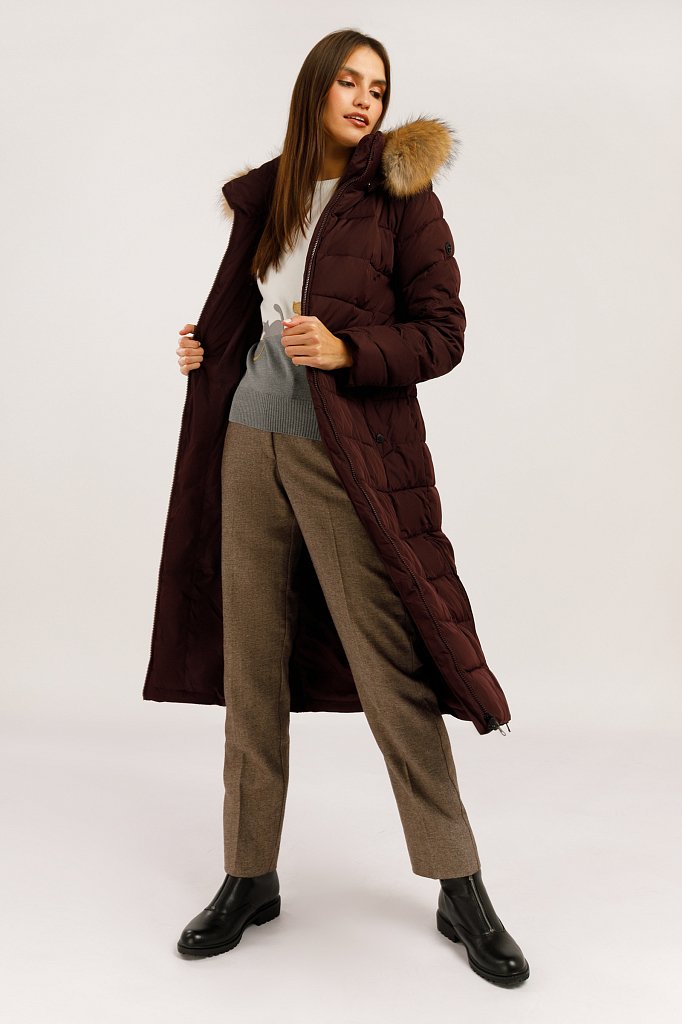 Пальто женское, Модель W19-32002, Фото №2