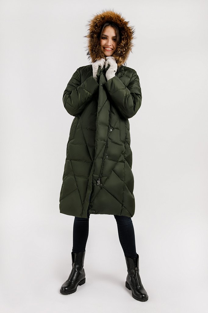 Пальто женское, Модель W19-11012, Фото №2