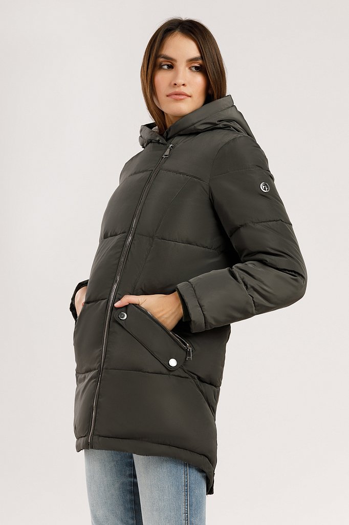Куртка женская, Модель W19-12011, Фото №4