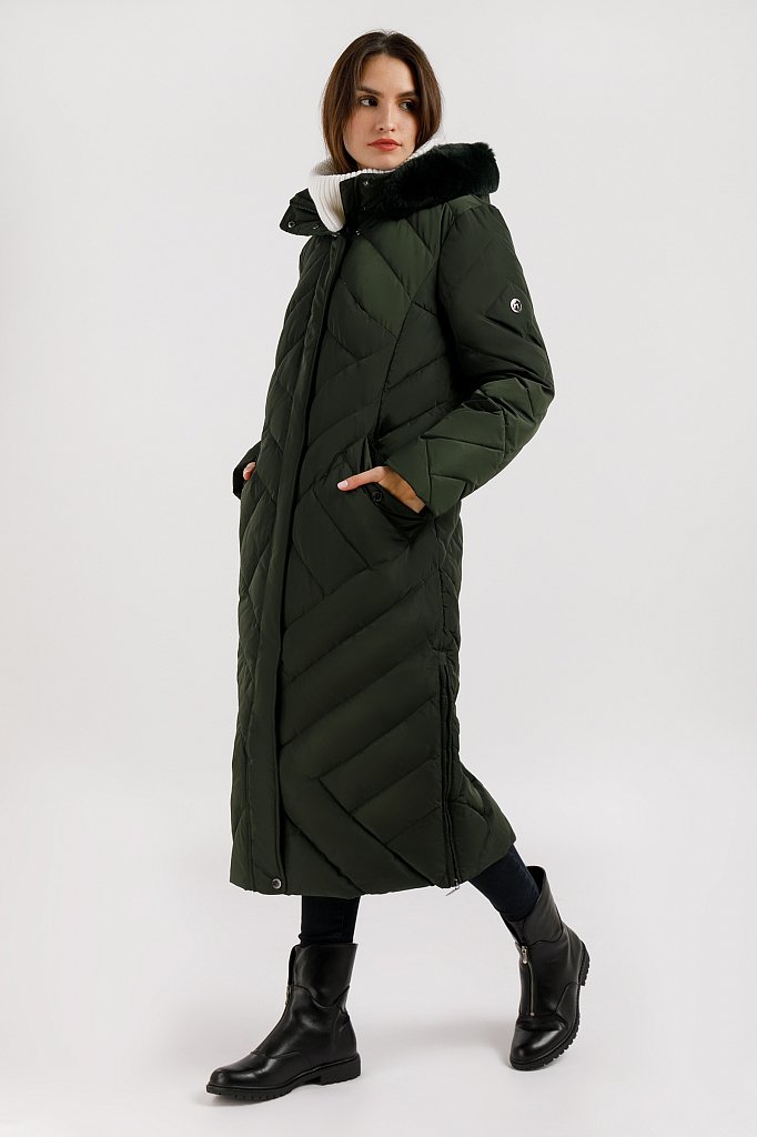 Пальто женское, Модель W19-12026, Фото №3