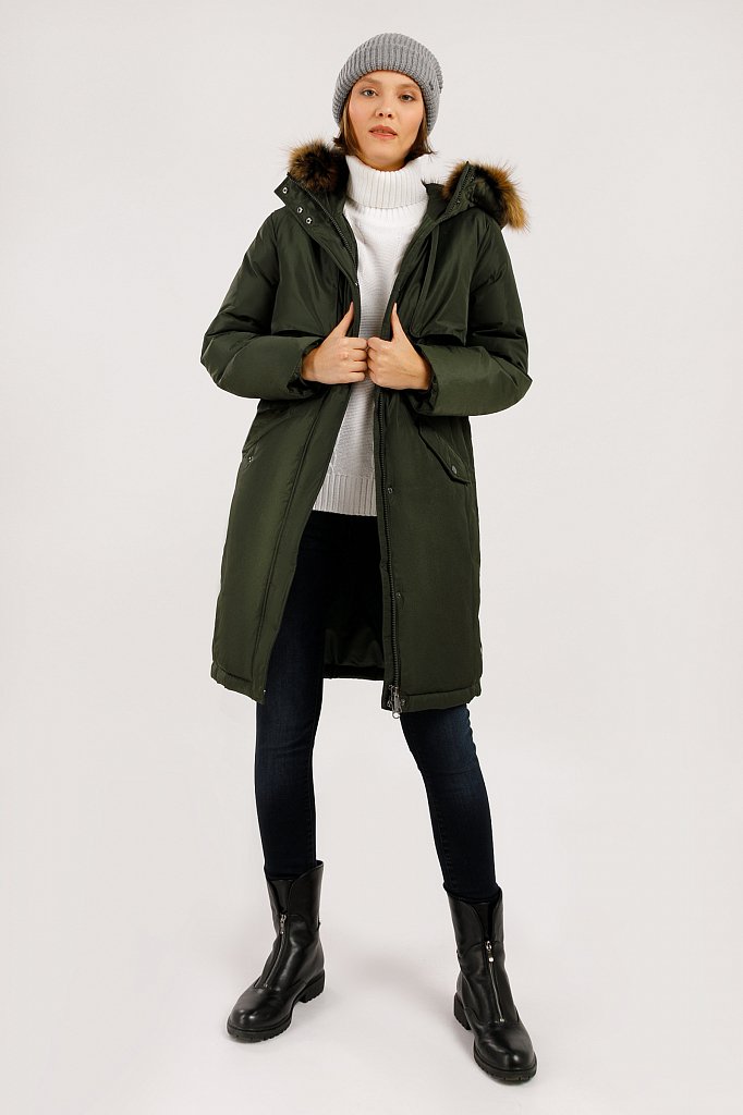 Пальто женское, Модель W19-12045, Фото №2