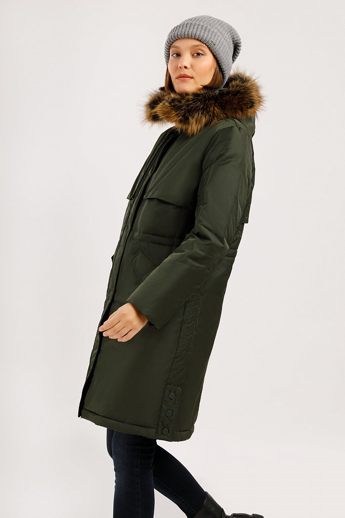 Пальто женское, Модель W19-12045, Фото №3
