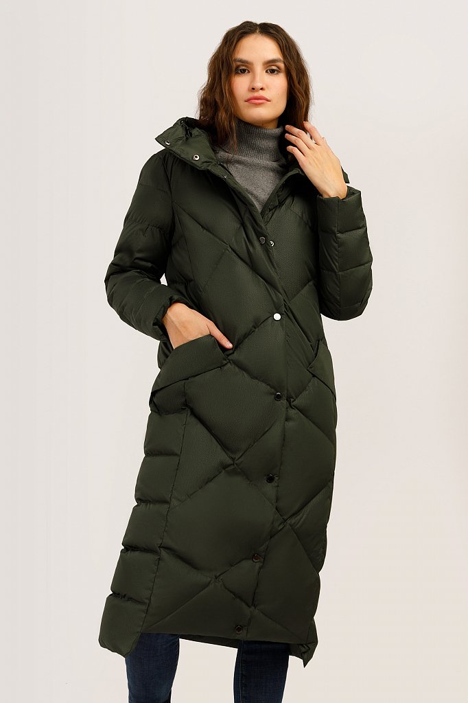 Пальто женское, Модель W19-12047, Фото №1