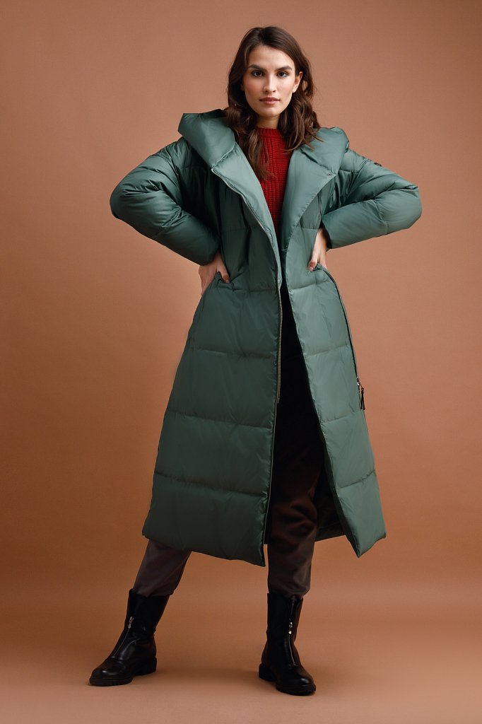 Пальто женское, Модель W19-12035, Фото №1