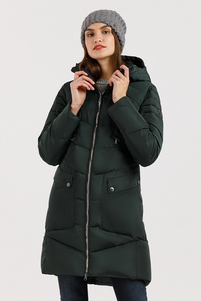Пальто женское, Модель W19-11011, Фото №1