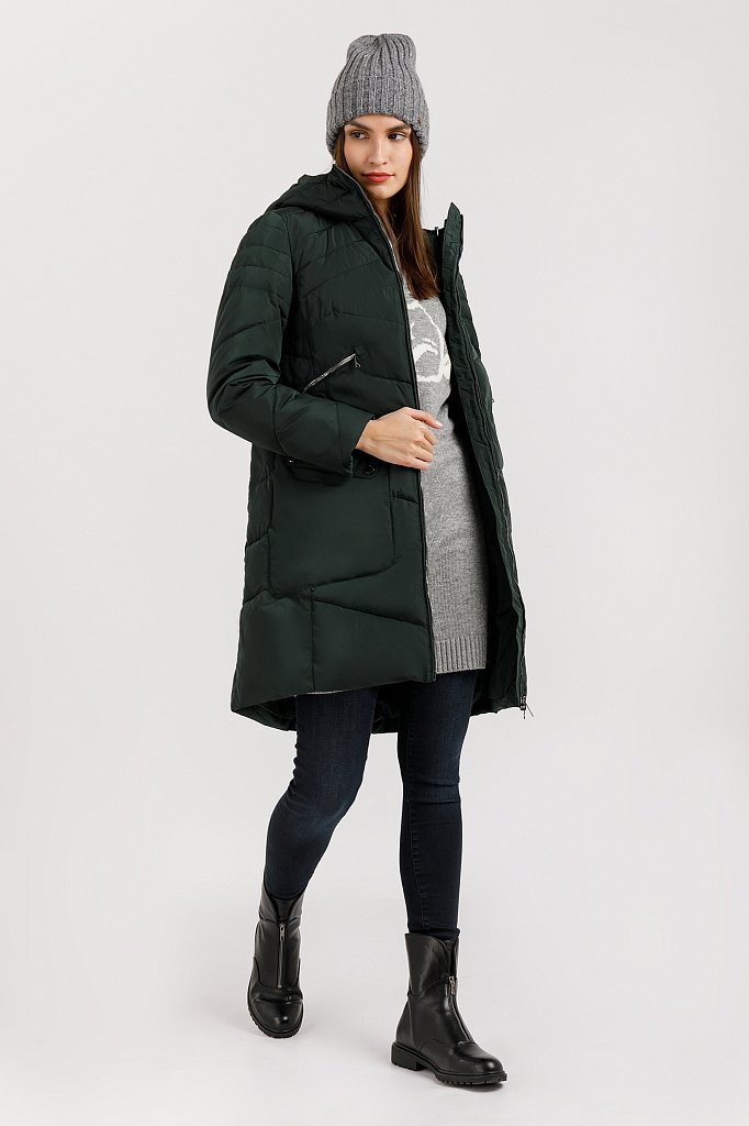 Пальто женское, Модель W19-11011, Фото №2