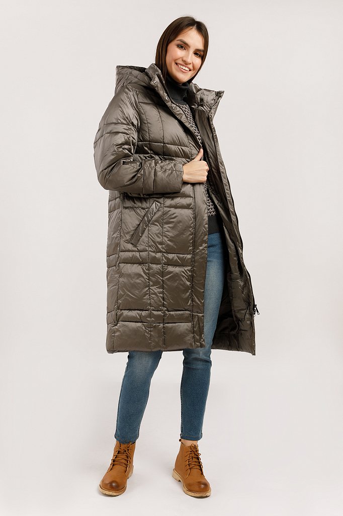 Пальто женское, Модель W19-12009, Фото №2