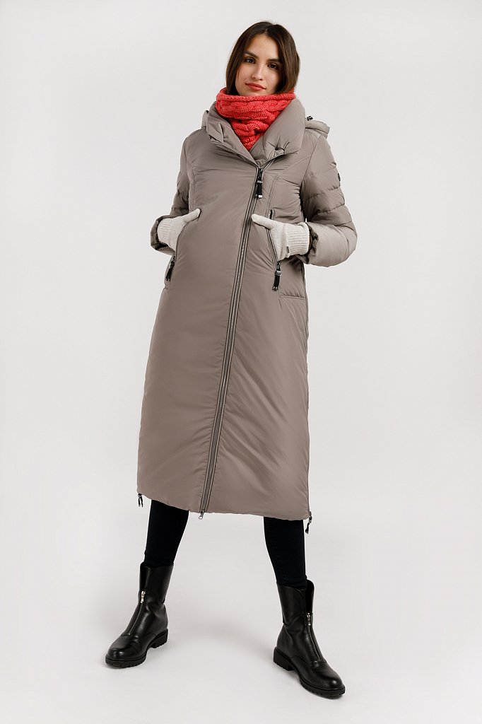 Пальто женское, Модель W19-12012, Фото №1