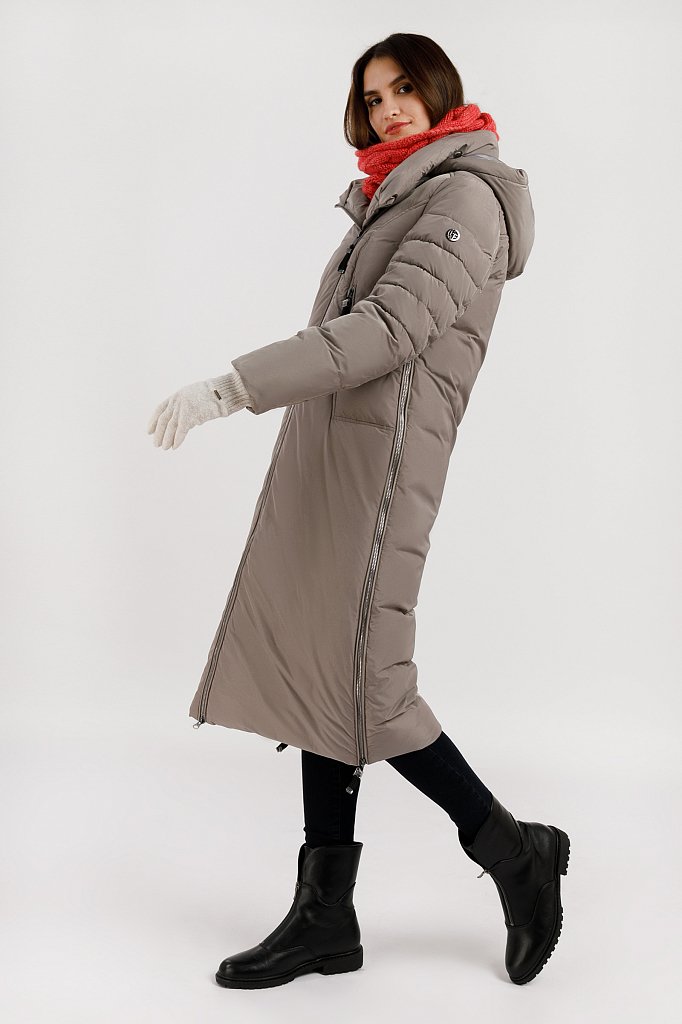 Пальто женское, Модель W19-12012, Фото №3