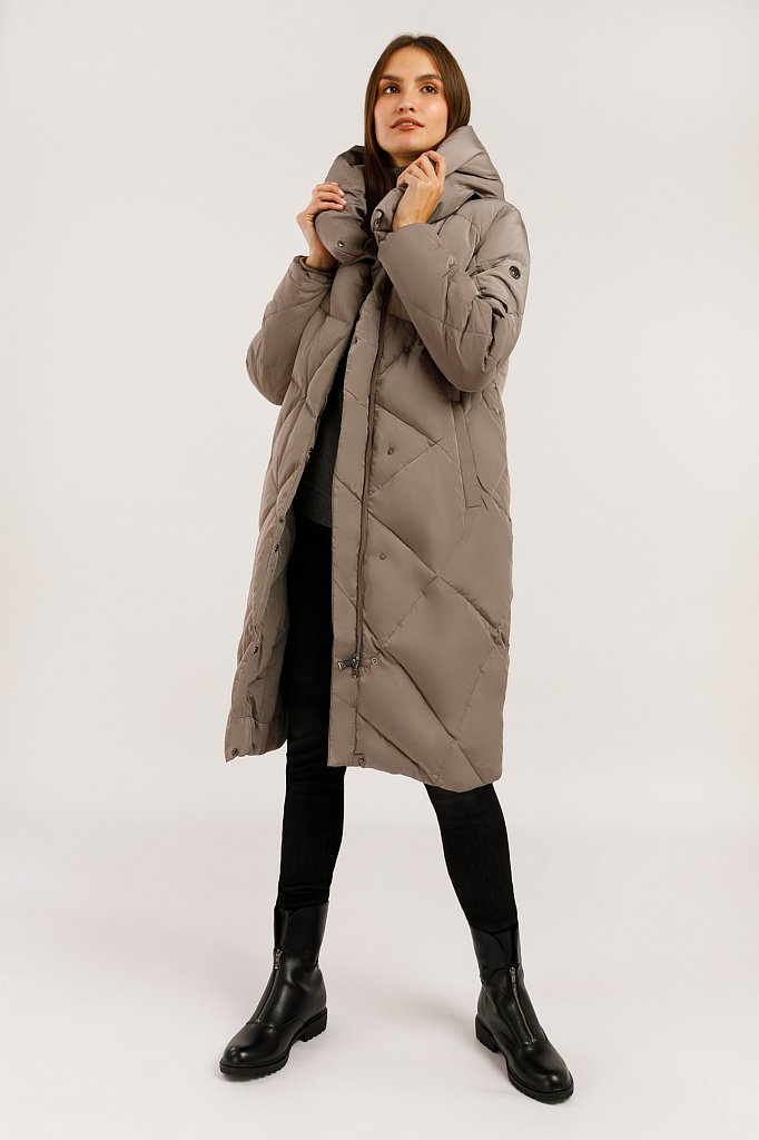 Пальто женское, Модель W19-12022, Фото №2