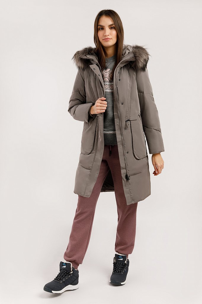Пальто женское, Модель W19-12044, Фото №2