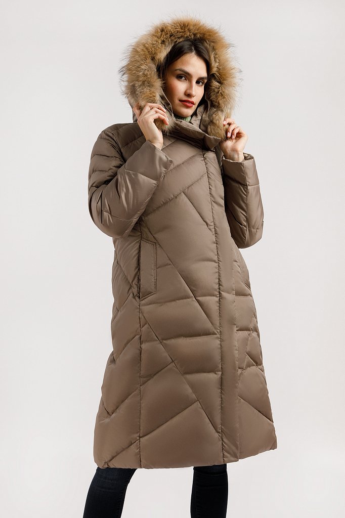 Пальто женское, Модель W19-11012, Фото №1