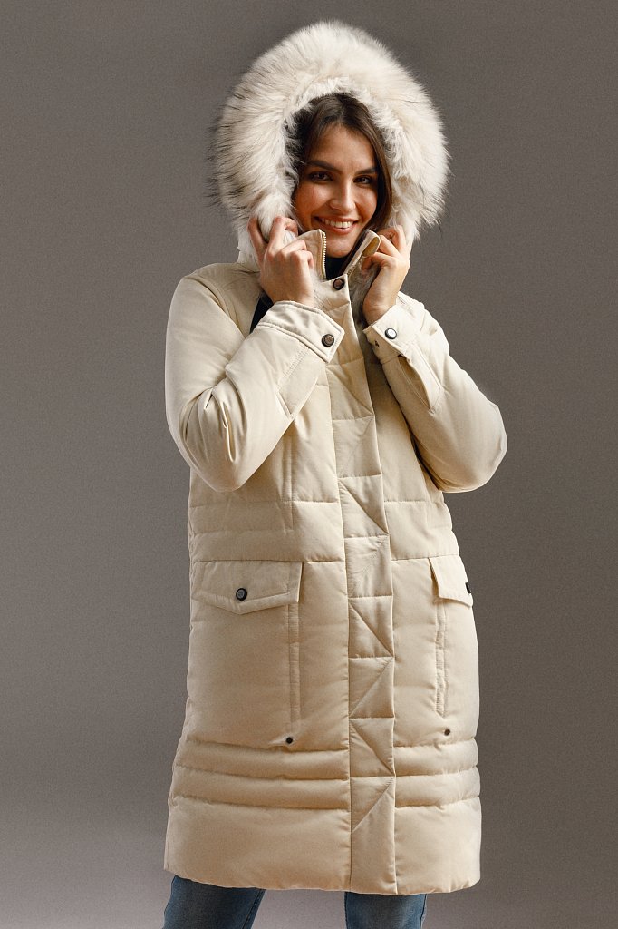 Пальто женское, Модель W19-12030, Фото №1