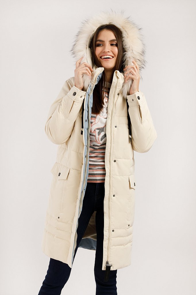 Пальто женское, Модель W19-12030, Фото №4