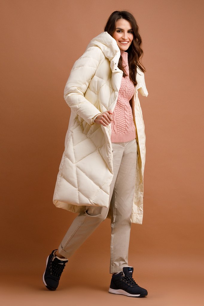 Пальто женское, Модель W19-12022, Фото №1