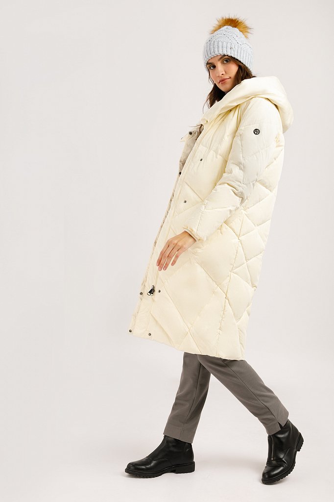 Пальто женское, Модель W19-12022, Фото №3