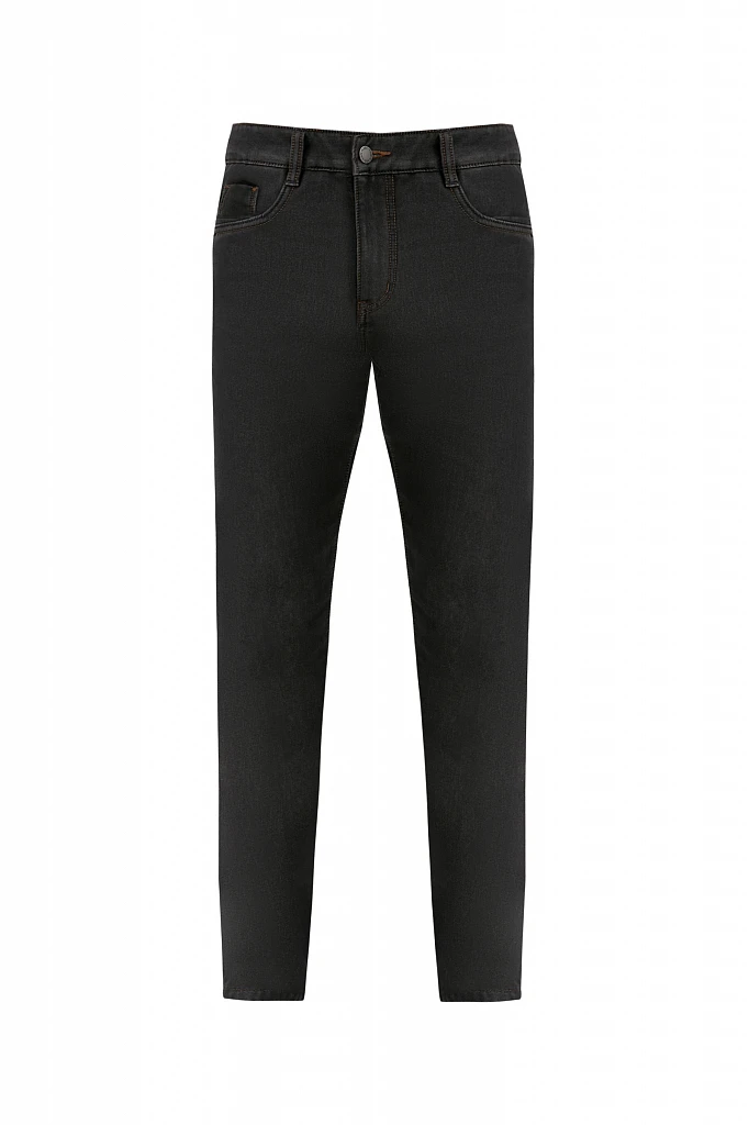 Утепленные  джинсы мужские straight fit, Модель W20-25000, Фото №7