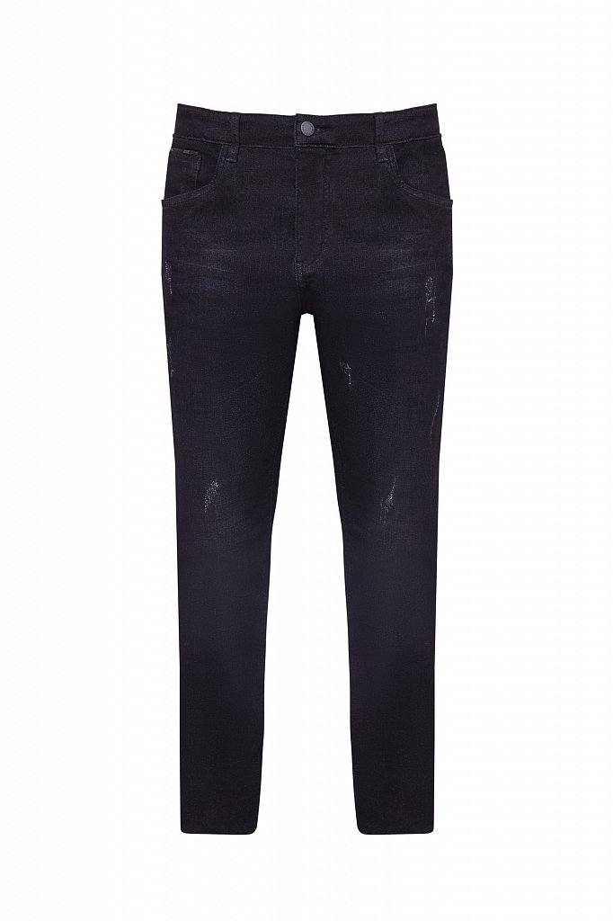 Утепленные  джинсы мужские slim fit, Модель W20-25003, Фото №7