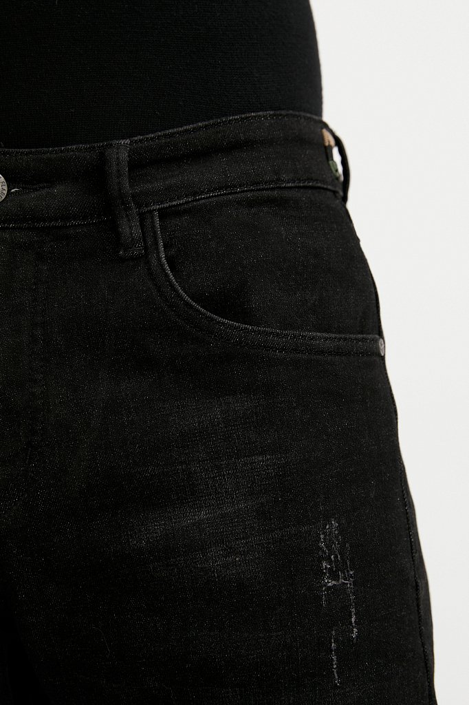 Утепленные  джинсы мужские slim fit, Модель W20-25003, Фото №6