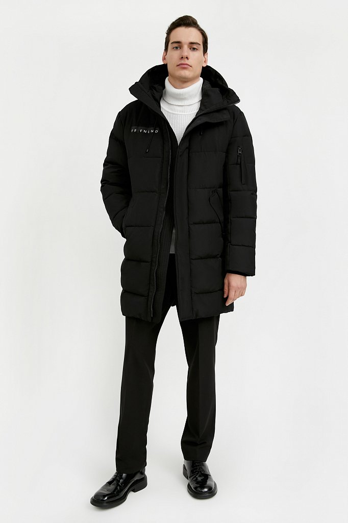 Удлиненное мужское пальто, Модель W20-61001, Фото №2