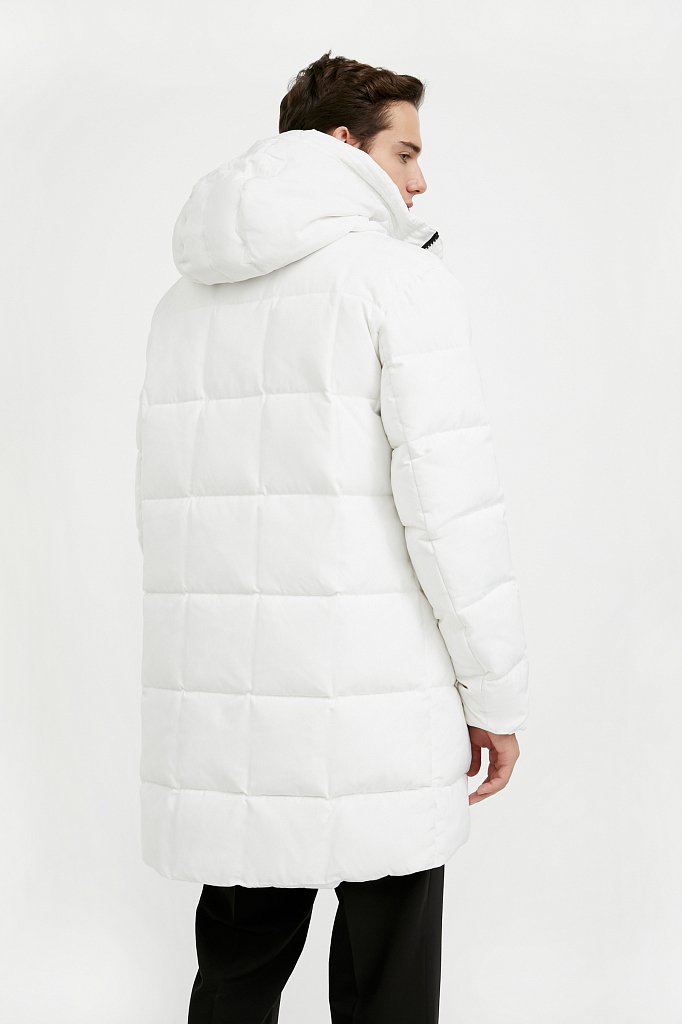 Удлиненное мужское пальто, Модель W20-61001, Фото №5