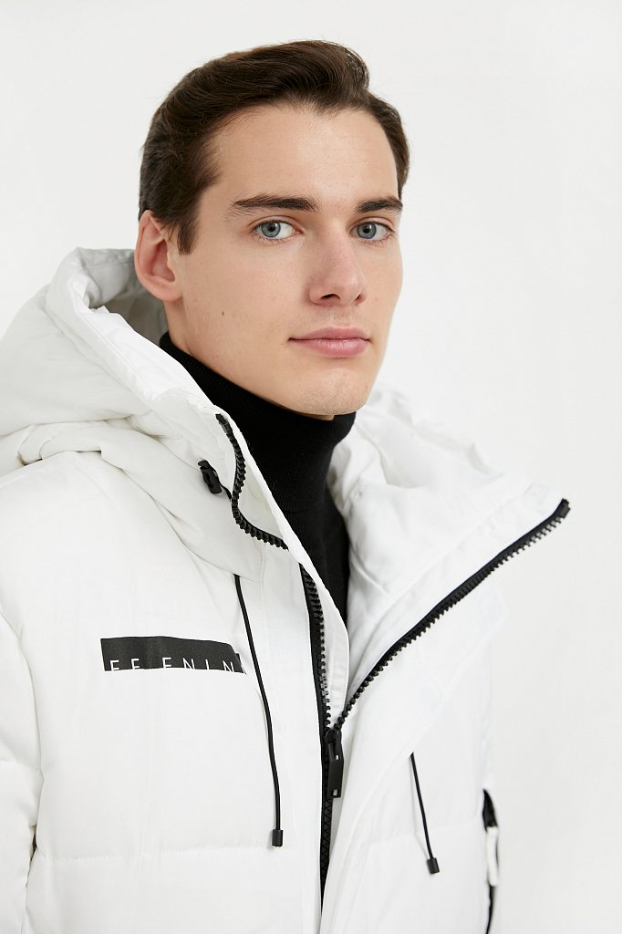 Удлиненное мужское пальто, Модель W20-61001, Фото №7